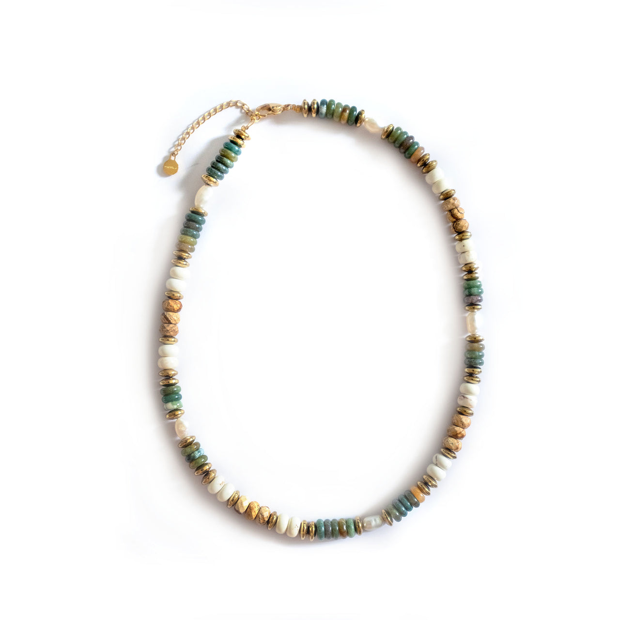 India Agate Jasper Necklace