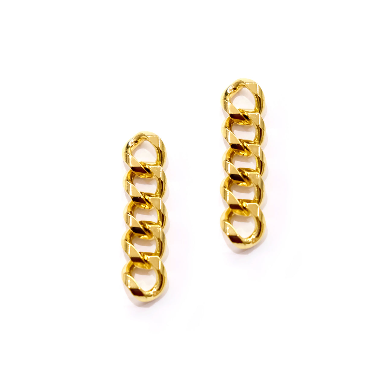 Cuban Gold Earrings