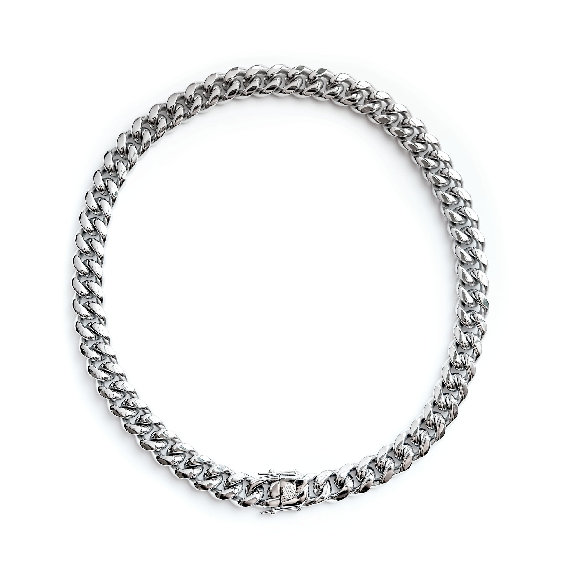 Cuban Silver Necklace - AELV.CO