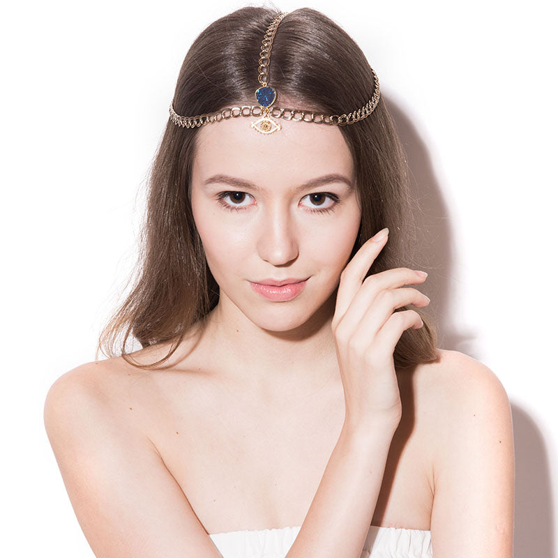 Druzy Quartz Headpiece - Chainless Brain