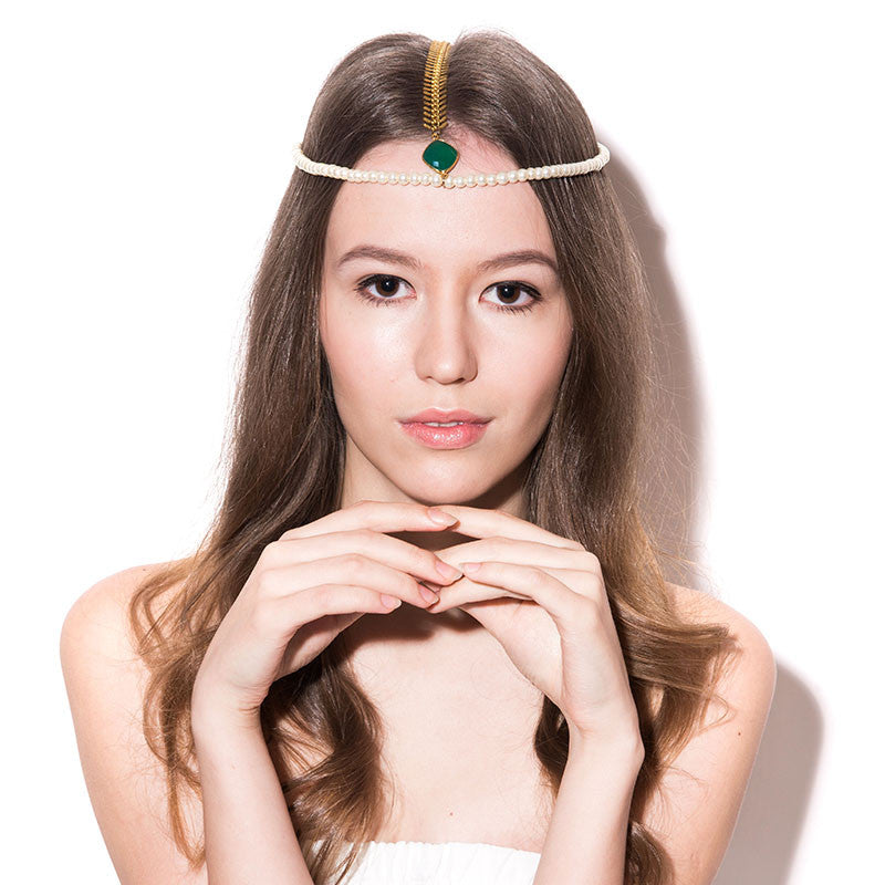 Chalcedony Headpiece - Chainless Brain