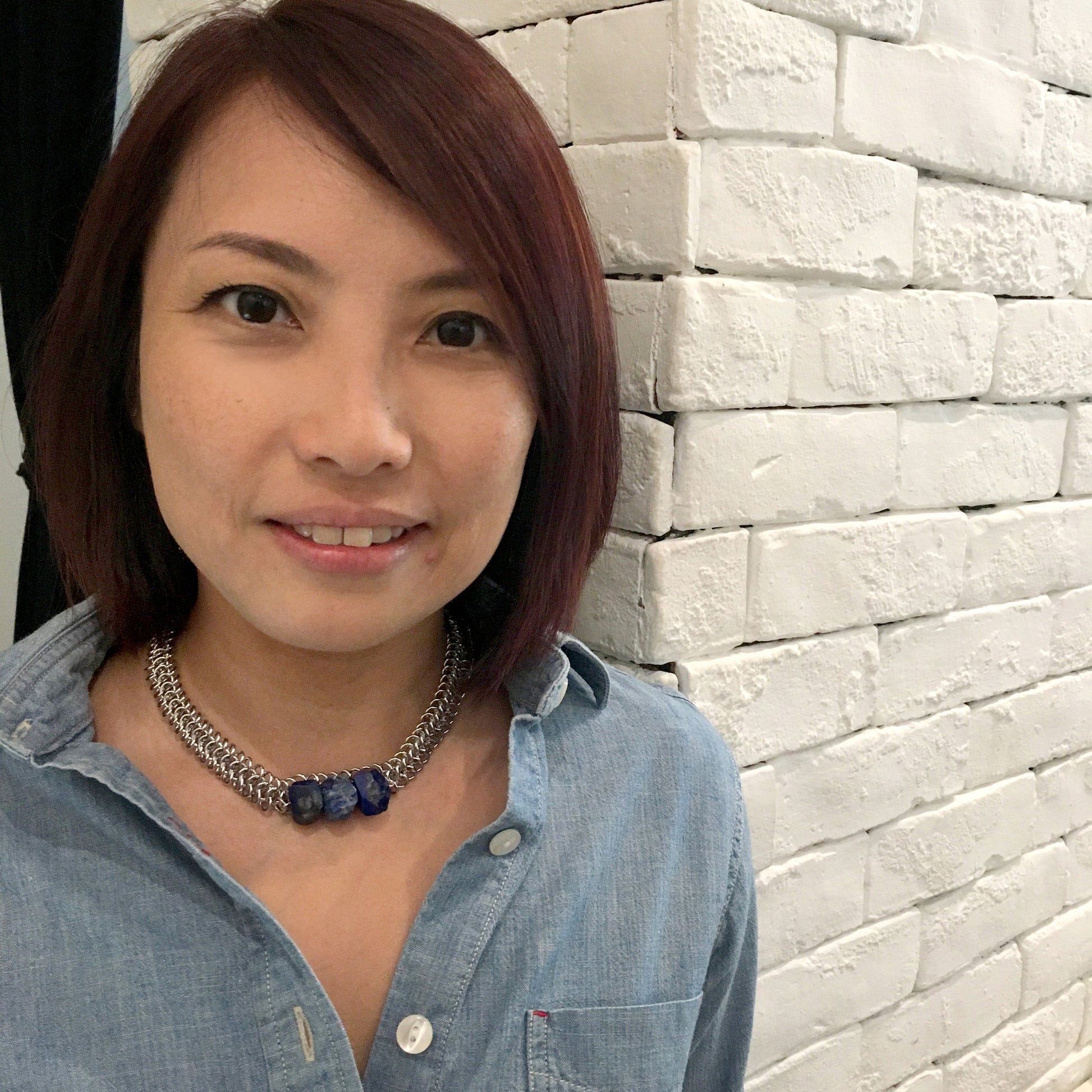 Lapis Lazuli Statement Necklace - Chainless Brain