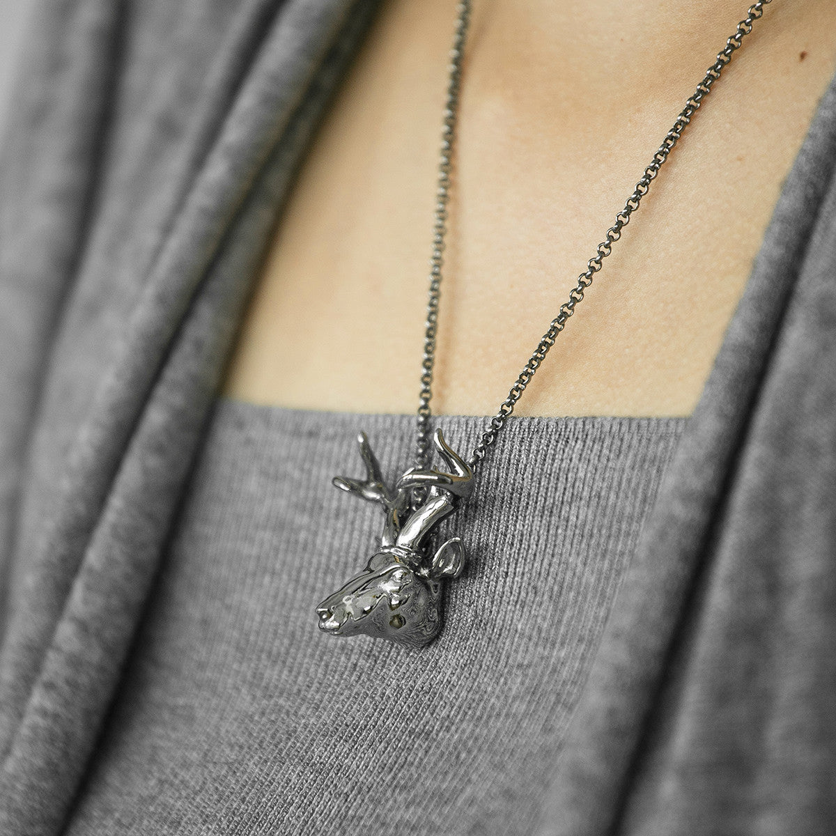 Reindeer Necklace - Chainless Brain