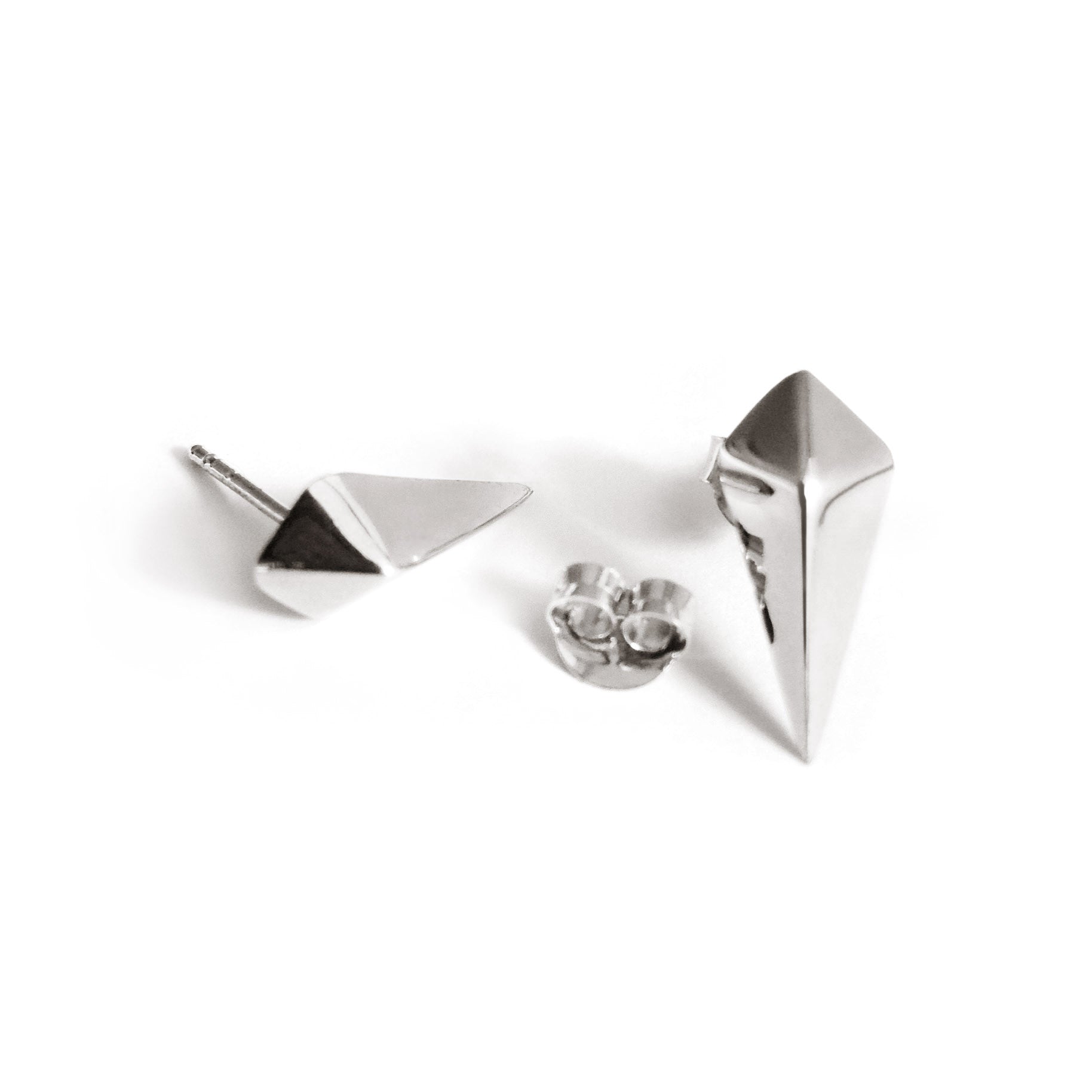 Diamond Studs (Silver) - Chainless Brain