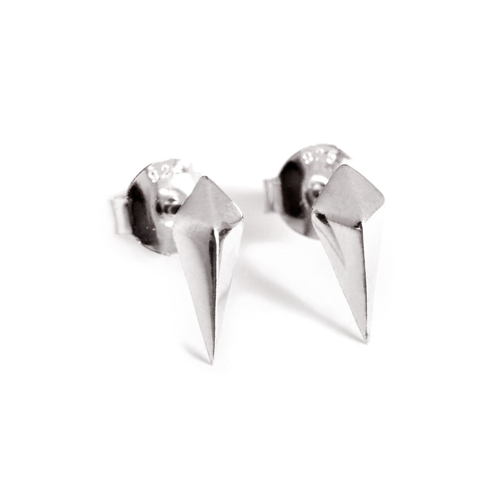 Diamond Studs (Silver) - Chainless Brain