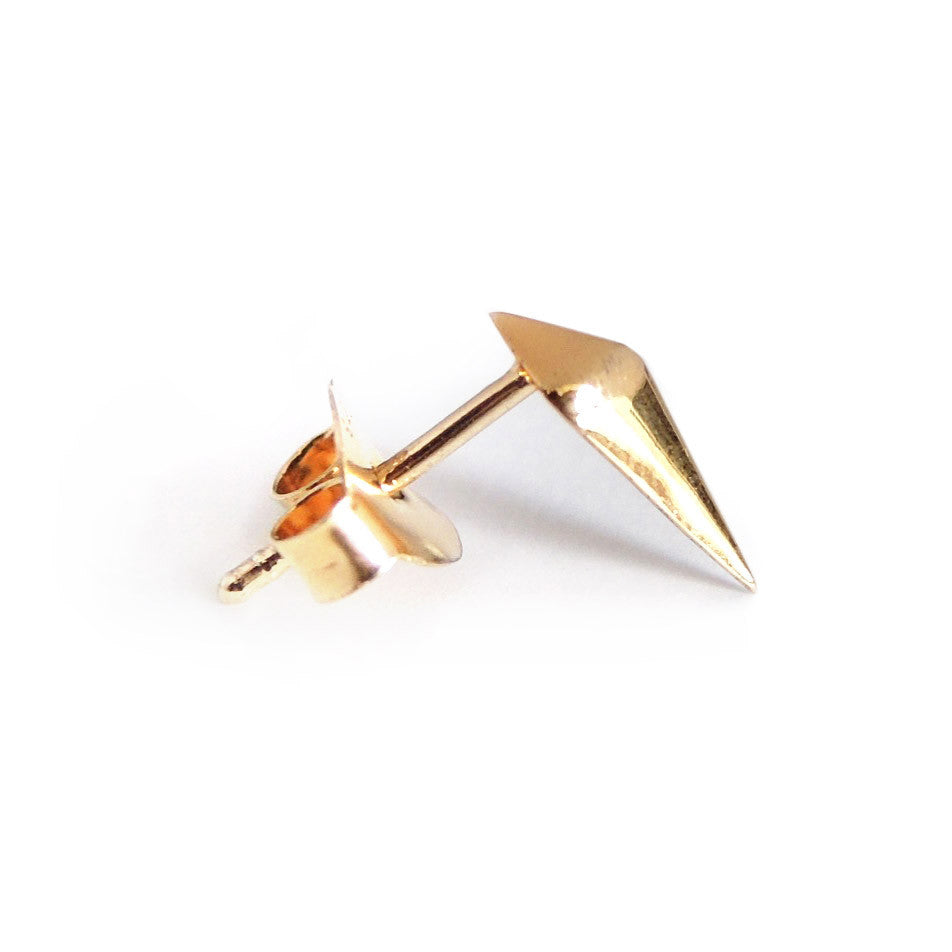 Diamond Studs (Yellow Gold) - Chainless Brain