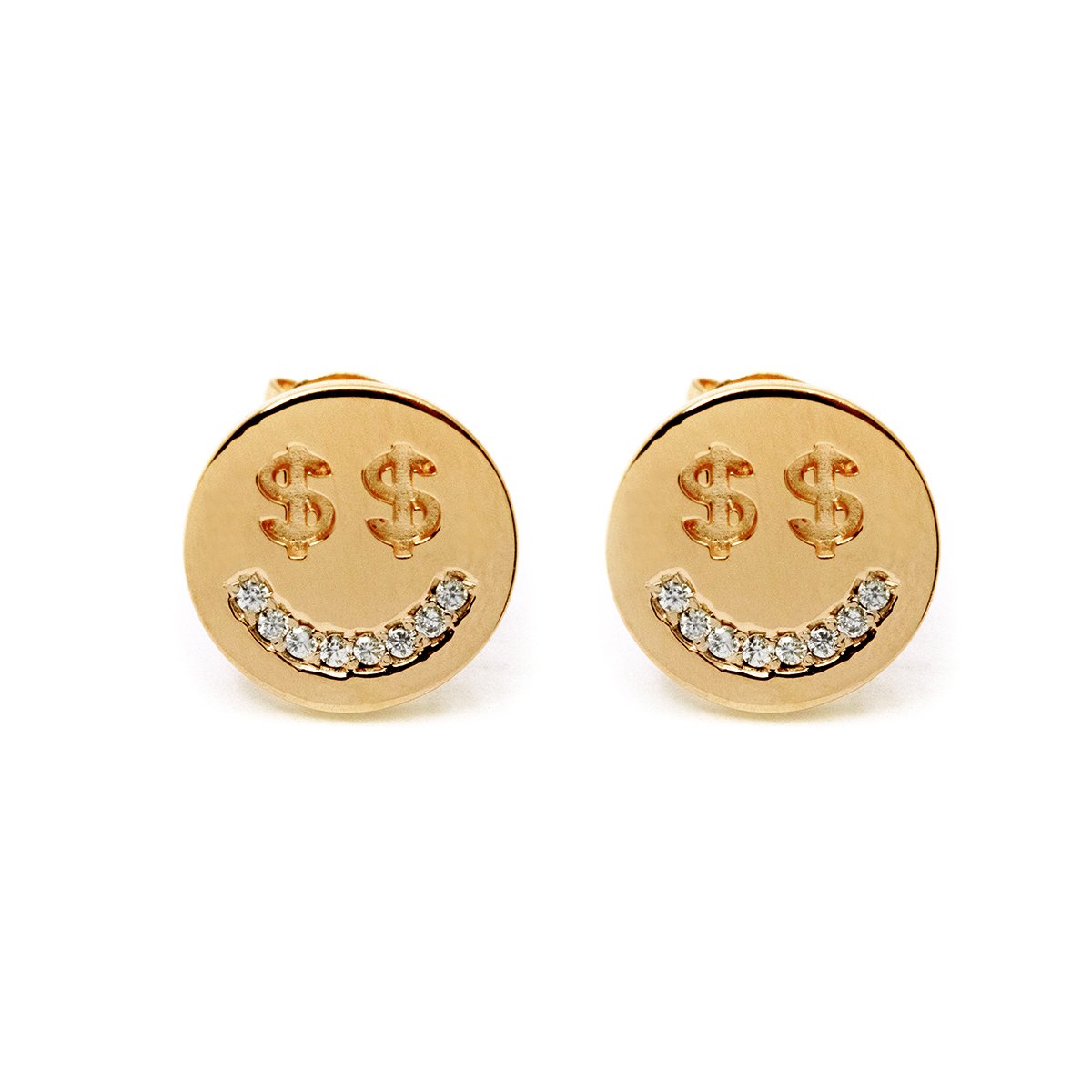 Money Face Earrings - Chainless Brain