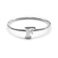 Alphabet Ring A - M (Silver) - Chainless Brain
