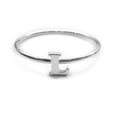 Alphabet Ring A - M (Silver) - Chainless Brain