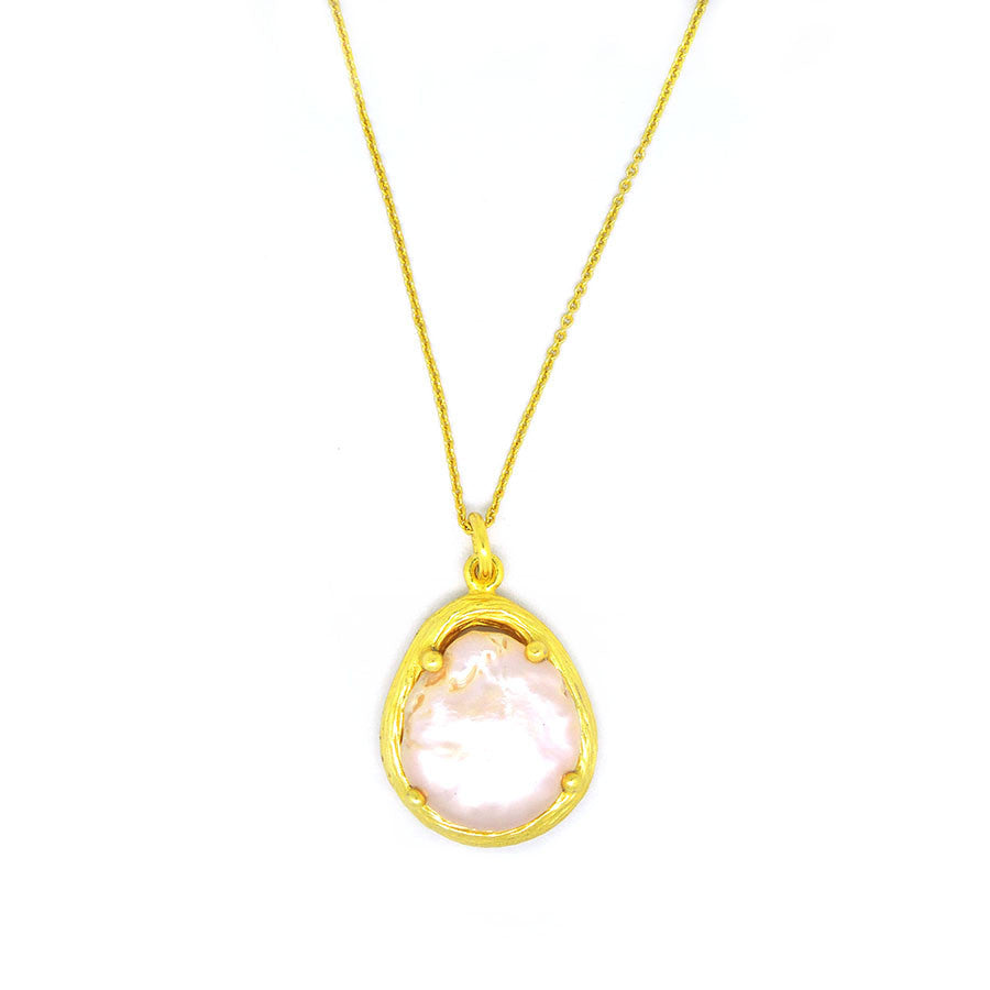 Pearl Necklace (Yellow Gold) - Chainless Brain