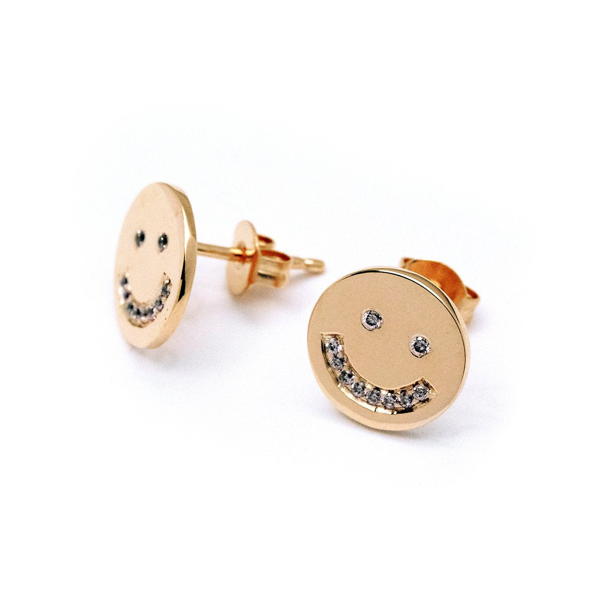 Smiling Face Earrings - Chainless Brain