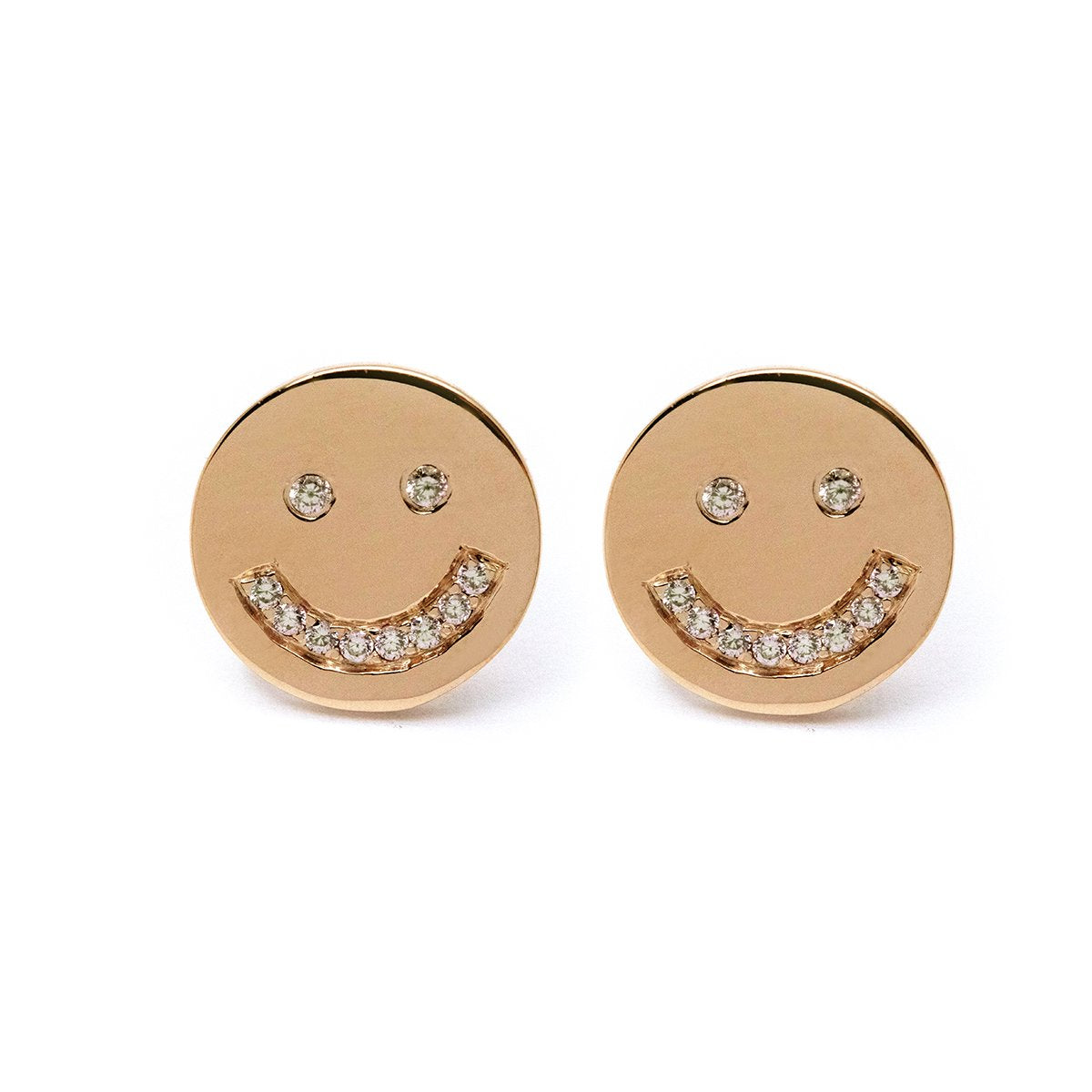 Smiling Face Earrings - Chainless Brain