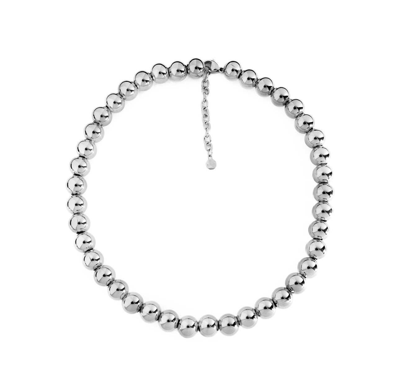 Lustre Sphere Necklace (Silver)