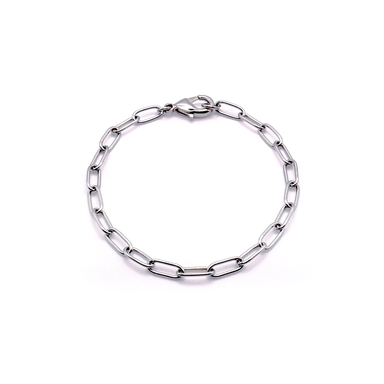 Silver Stainless Steel Chain Bracelet