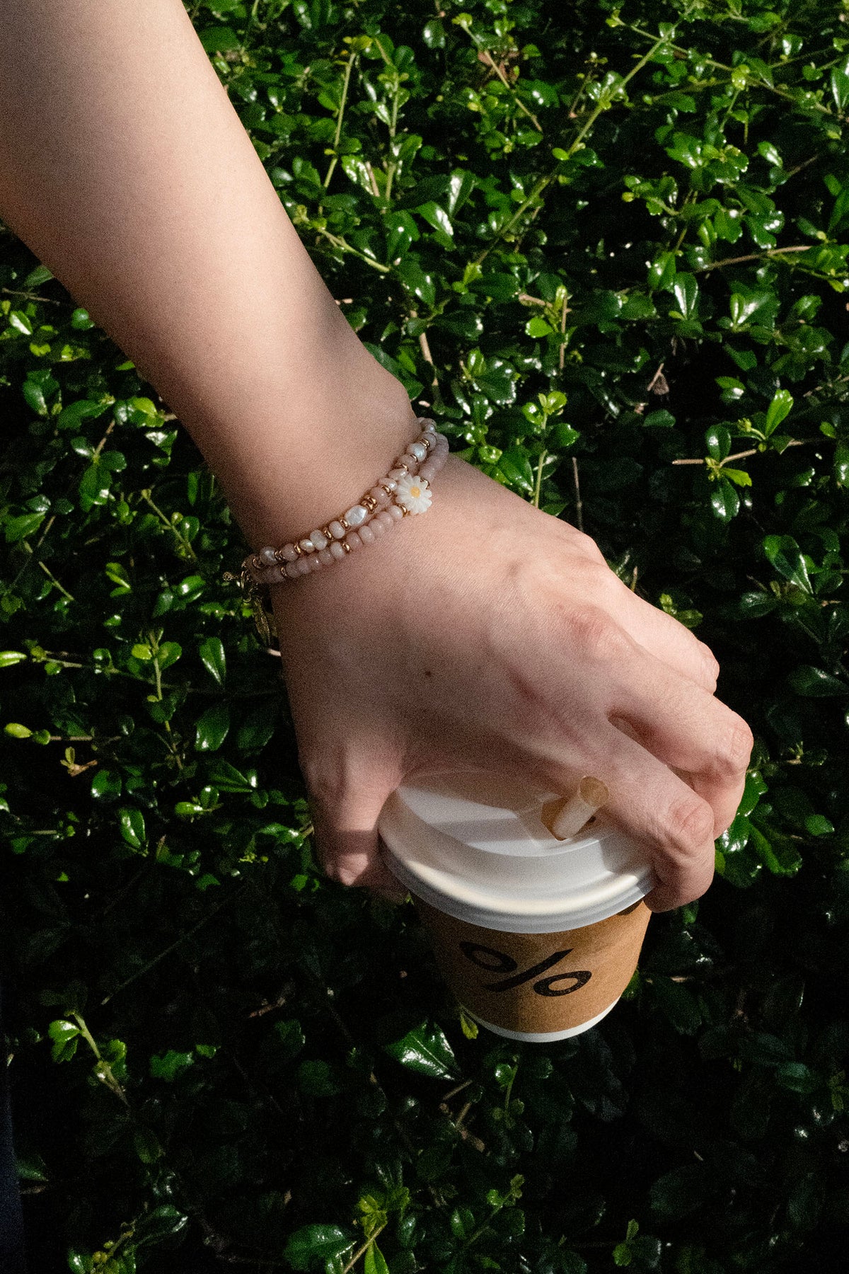 Daisy Pink Opal Bracelet - AELV.CO