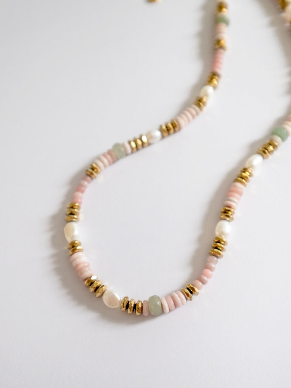 Pink Opal Necklace - AELV.CO