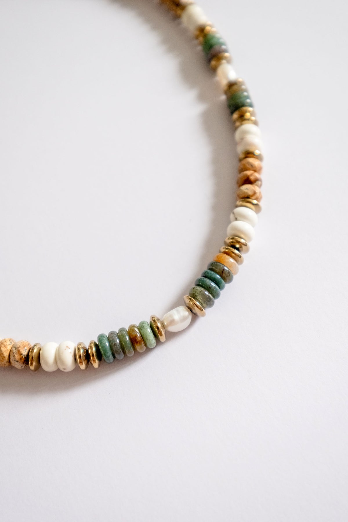India Agate Jasper Necklace - AELV.CO
