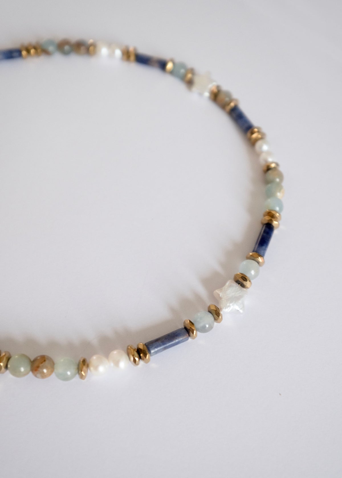 Midnight Star Beaded Necklace - AELV.CO