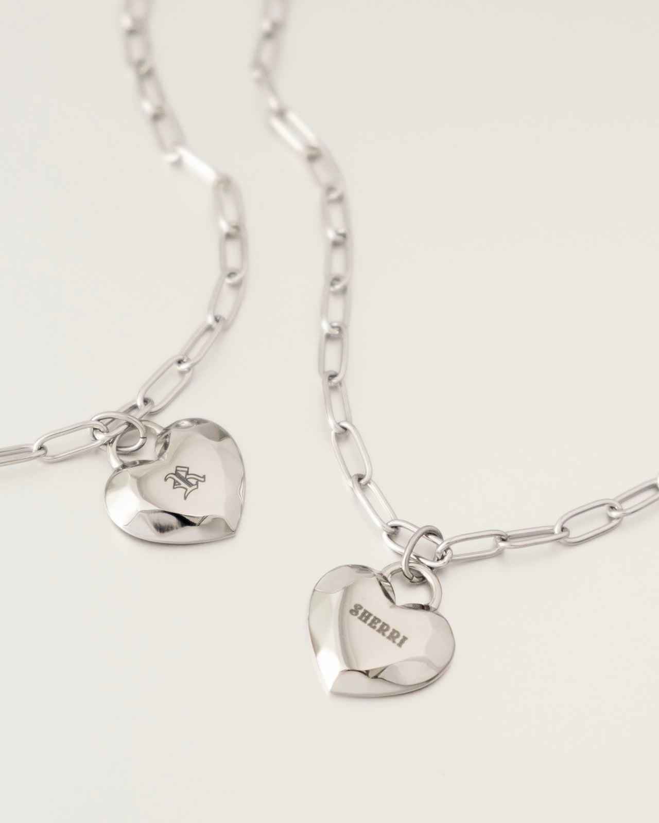 Personalised Silver Heart Pendant