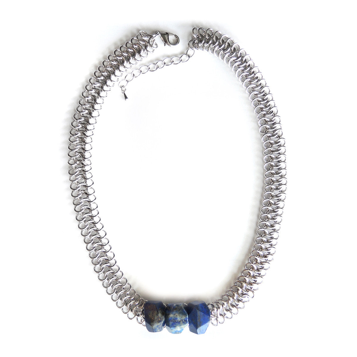 Lapis Lazuli Statement Necklace - Chainless Brain