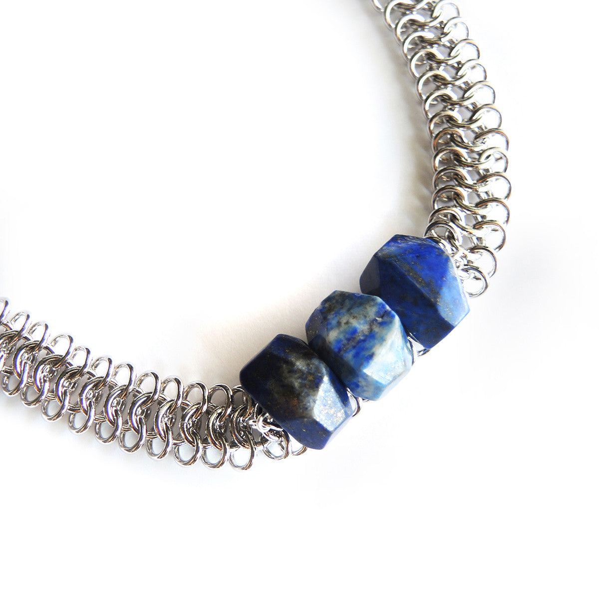 Lapis Lazuli Statement Necklace - Chainless Brain