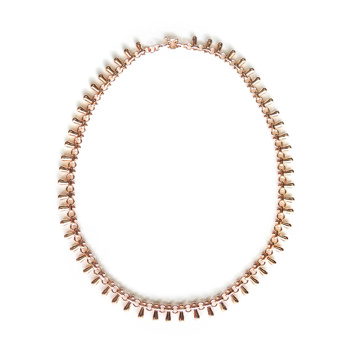 Teardrops Necklace (Rose Gold) - Chainless Brain