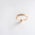Pearl Facet Ring (Rose Gold) - Chainless Brain