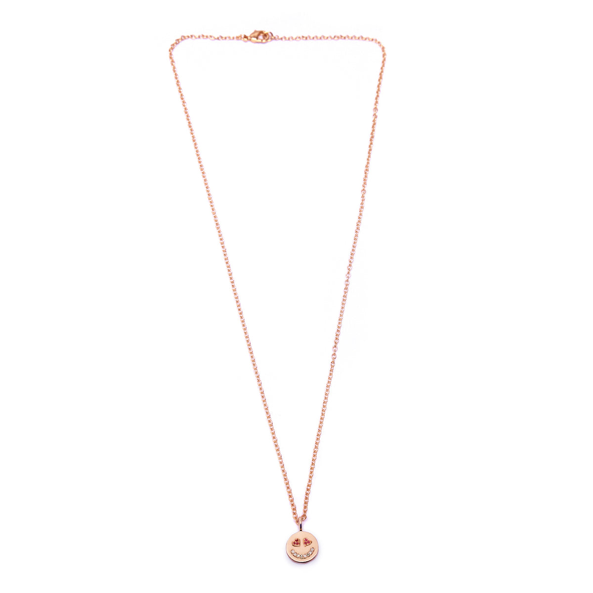 In Love Face Necklace (Pink) - AELV.CO